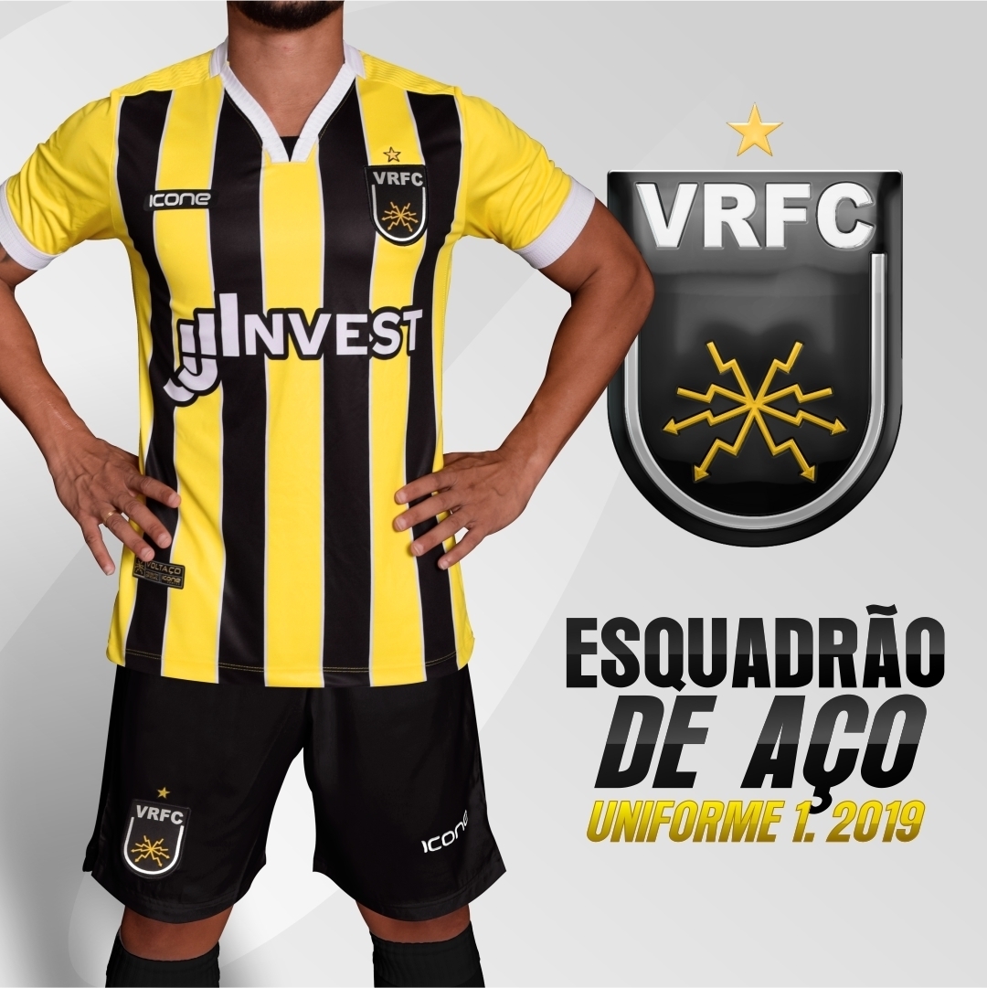 Es Voltaço en la élite del fútbol de Río Camisetas regionales: Volta Redonda