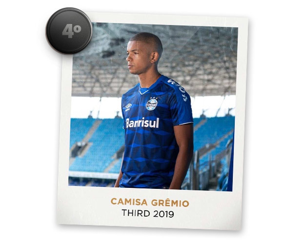 4º lugar para la capa de Grêmio entre las camisetas de fútbol más bellas de 2019 Las camisetas de fútbol más bonitas de 2019: Grêmio