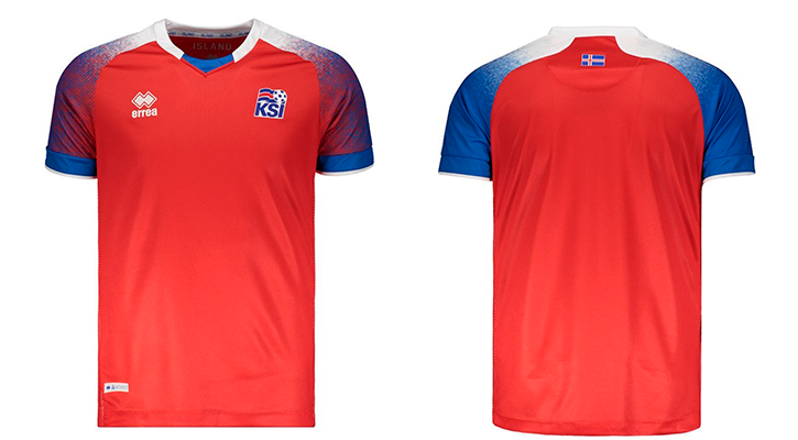 Camisetas del equipo a la venta: Islandia