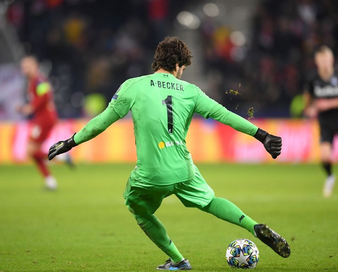 Sólo el mejor portero del mundo actual: Alisson Becker Zapato de portero: Alisson