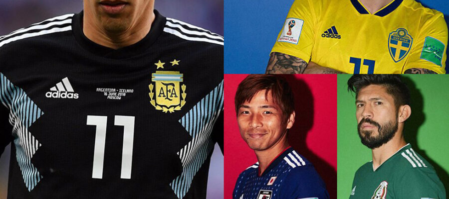 parches y jornadas en los uniformes del Mundial