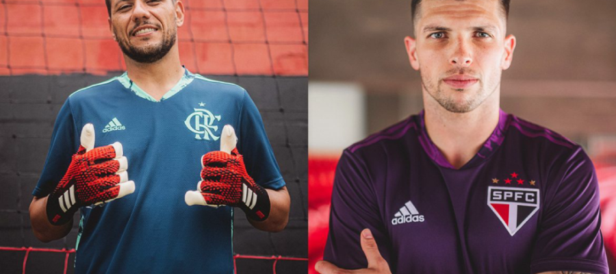 camisas de goleiro da Adidas